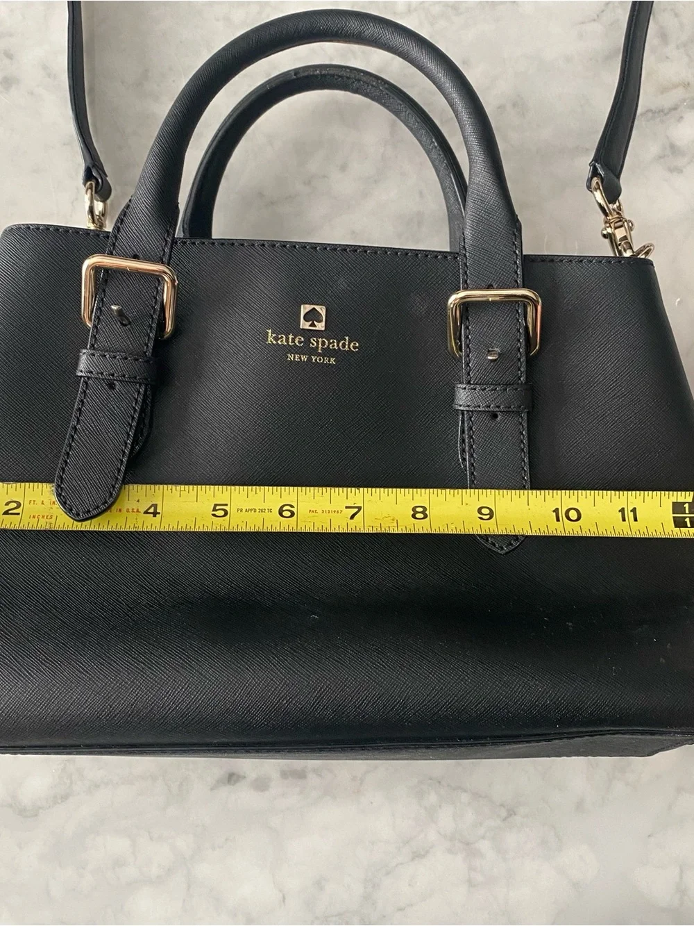 Kate Spade New York Cove Street Provence Satchel Textured Leather Bag